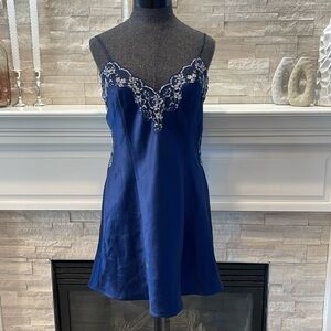 Fredericks of Hollywood Silky Chemise Slip Dress Lingerie Size Medium